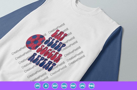 Eat, Sleep, Soccer, Repeat: T-Shirt Graphics for Bold Design Statements
