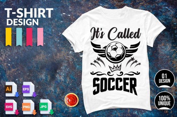 It's Called Soccer: A Fresh Graphic Design Asset for Crafts & Visual Campaigns