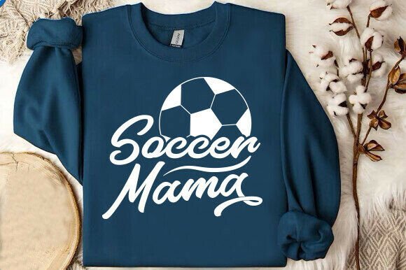 Retro Soccer Mama PNG: A Playful Graphic for T-Shirt Designs & Blog Content