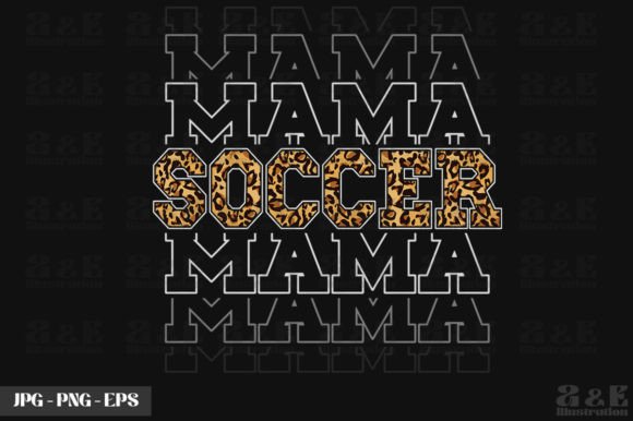 Soccer Mama Leopard Print Boho – A Vibrant Graphic for Bold Branding and T-Shirt Designs