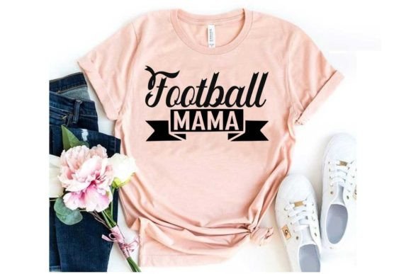 Soccer Svg Design, Football Mama – Cute & Versatile Graphics for T-Shirt Designs